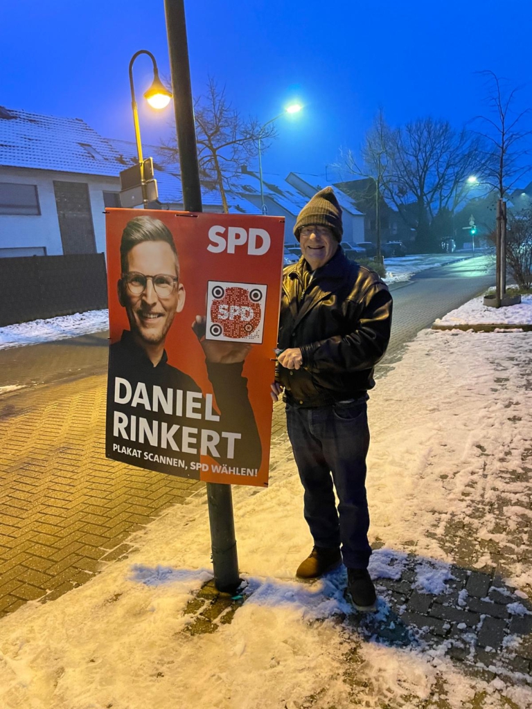 Plakatierung BTW 2025 Horst Fischer